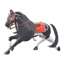 Brinquedo Figura Cavalo Pampa Preto E Branco- LIDER
