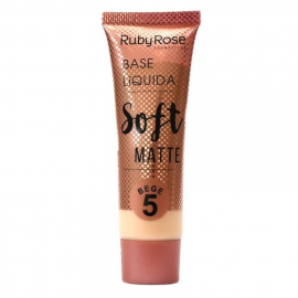 Base Líquida Soft Matte Bege 5-RUBY ROSE