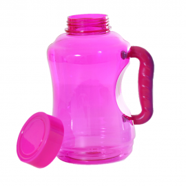 Garrafa de Água com Alça 1,5 Litro Rosa-ROCIE
