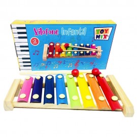 Brinquedo Educativo Xilofone Musical Colorido -TOYMIX