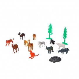 Brinquedo Kit Animais Selvagens 12 Peças –ETITOYS
