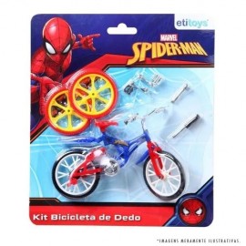 Brinquedo Kit Bicicleta de Dedo Homem Aranha –ETITOYS