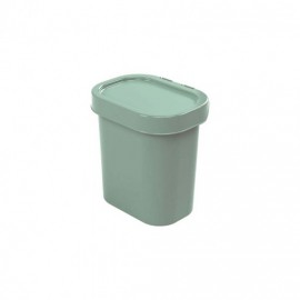 Lixeira de Plástico Compacta para Pia Verde 2,5L -PLASUTIL