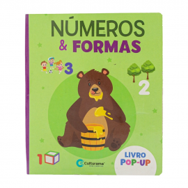 Livro Pop-Up Números e Formas- CULTURAMA
