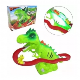 Brinquedo Dino Pista com Elevador e Escorregador- ARK TOYS