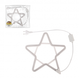 Estrela Led 28cm Branco 127V - ART CHRISTMAS