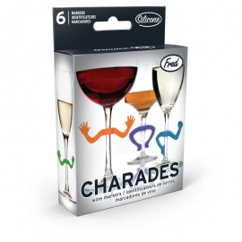 Charades Wine Maker Marcadores Para Taças De Vinho-  ISANOG