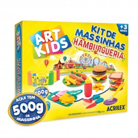 Kit Massinhas Hamburgueria 500G Art Kids- ACRILEX