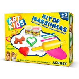 Kit Massinhas N3 300G Com Moldes- ACRILEX