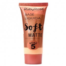 Base Soft Matte Bege 5- RUBY ROSE