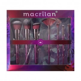 Kit Violet Profissional Com 7 Pincéis- MACRILAN