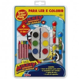 Kit Infantil Super Color Pack Aquarela Mickey Disney- DCL