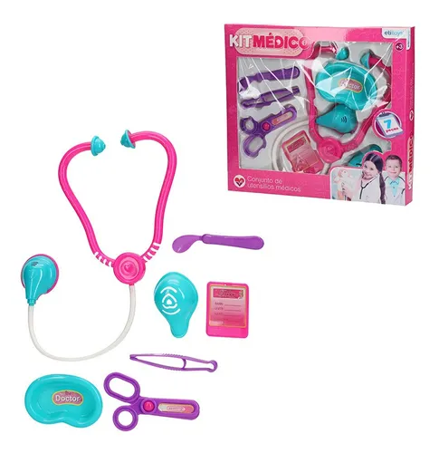 Brinquedo Kit médico 7 peças -ETITOYS